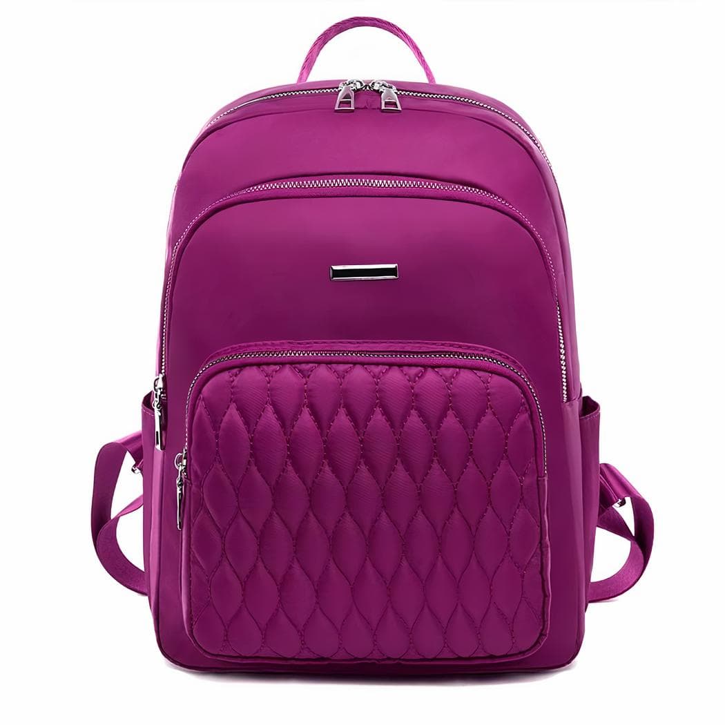 Sac à dos en tissu doux et matière durable femme - violet