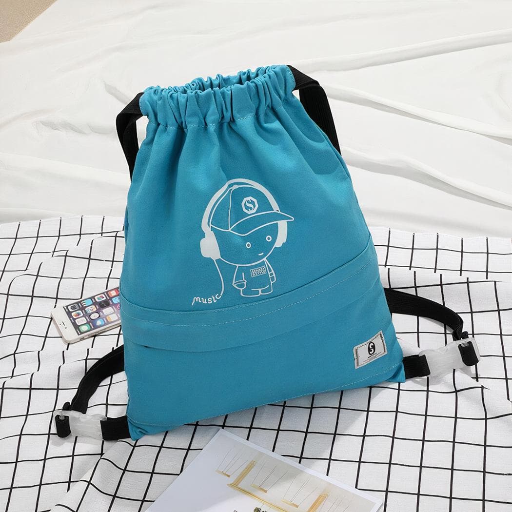 Sac à dos sport pliable - bleu