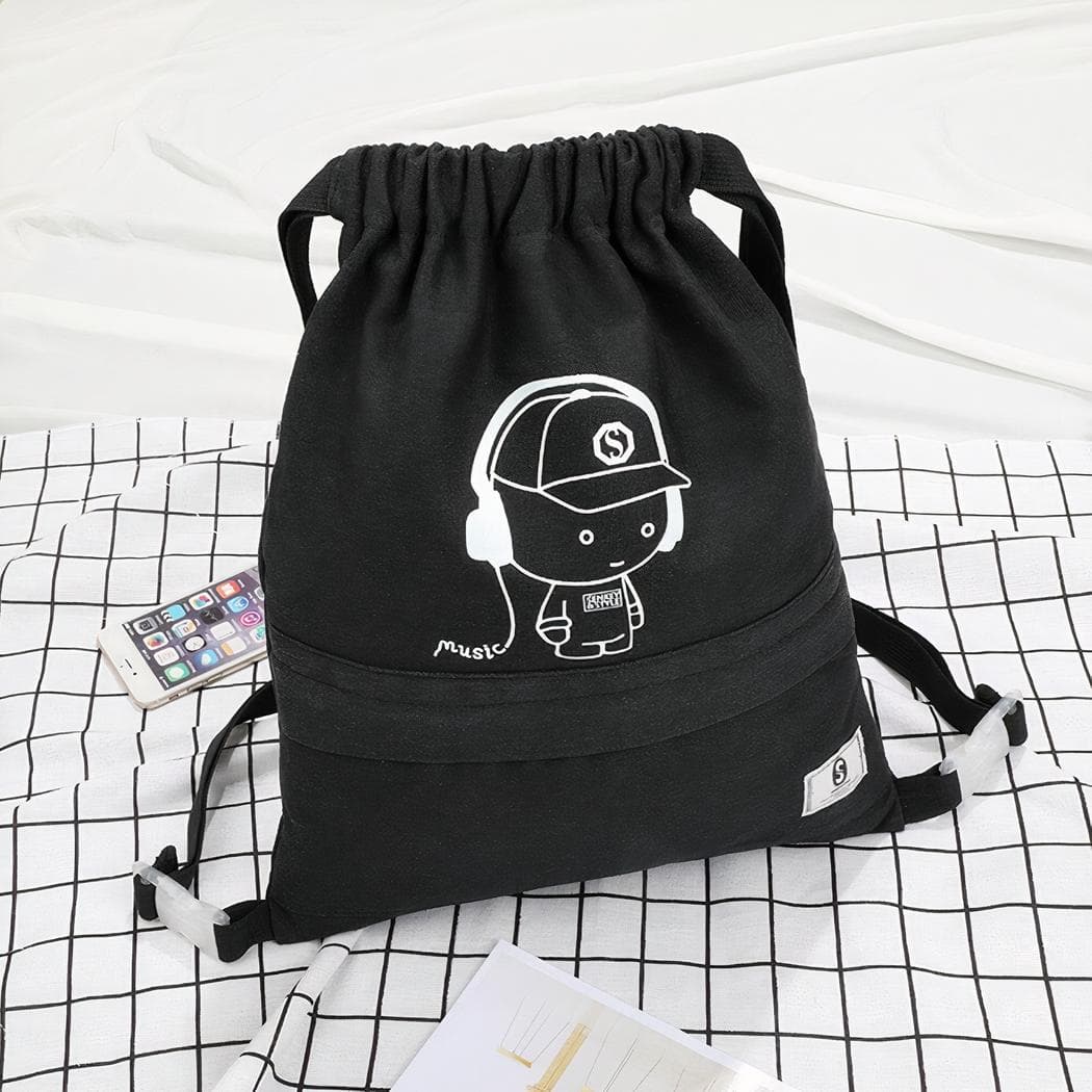 Sac à dos sport pliable - noir