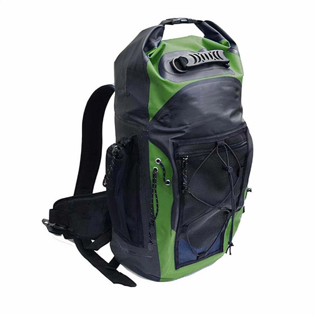 Sac à dos de randonnée étanche 30L avec sangle latérale souple - vert