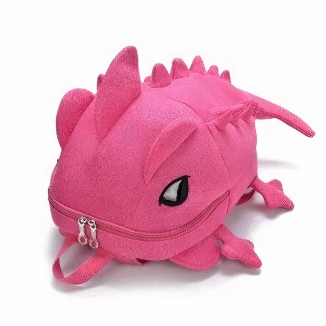 Sac à dos dinosaure monstre en 3D - rose