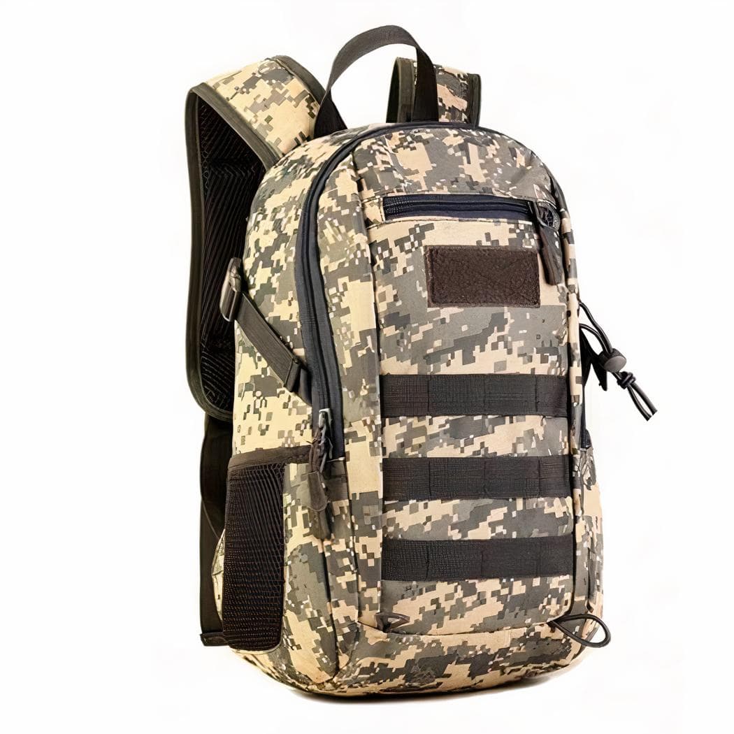 Sac à dos enfant tactique militaire 12L - gris
