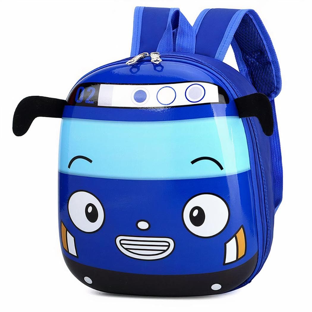 Sac à dos enfant en forme de bus - bleu
