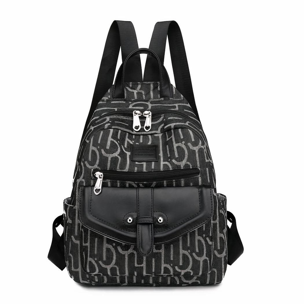 Sac à dos tendance et moderne décontracté - noir