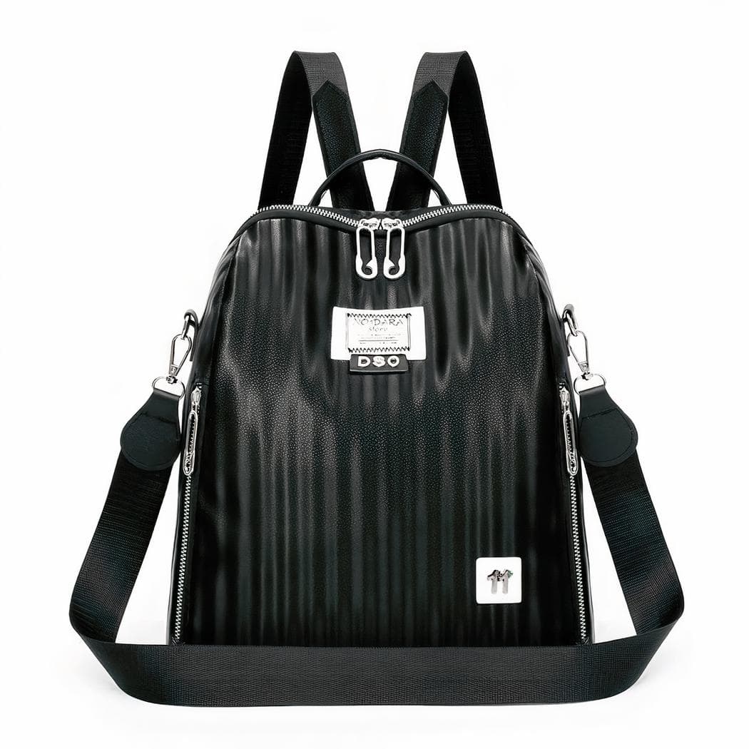 Sac à dos pour ordinateur portable étanche femme - noir
