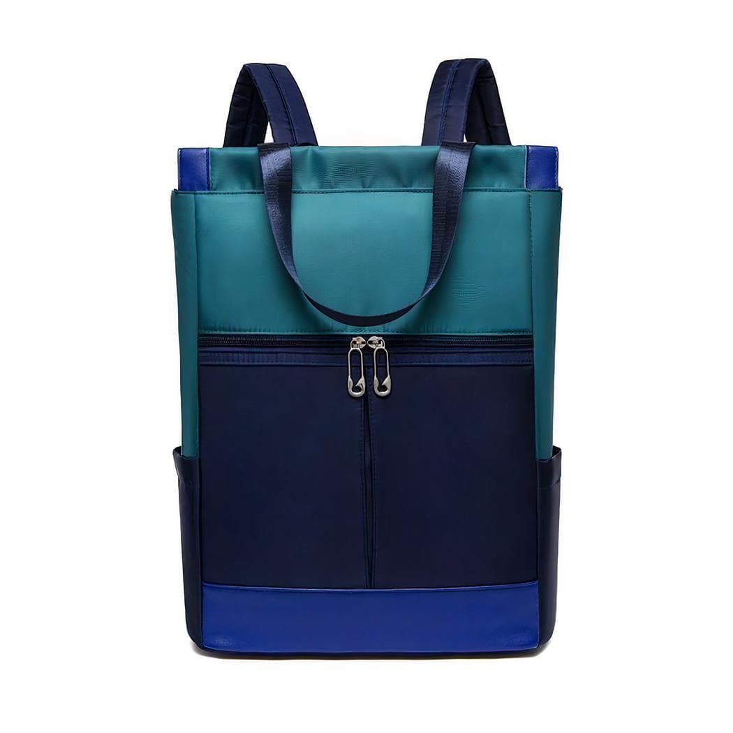 Sac à dos ordinateur couleurs tendances étanche et pratique - bleu