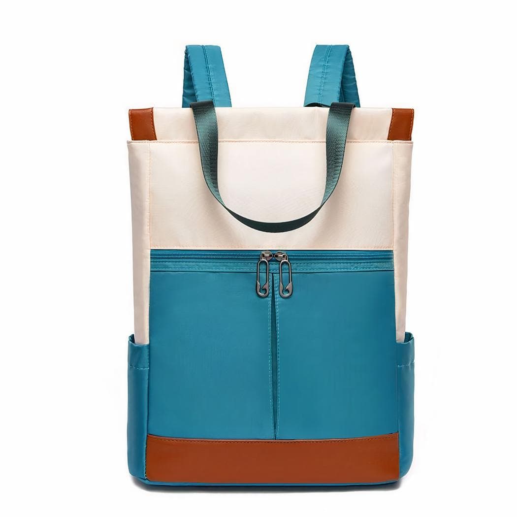 Sac à dos ordinateur couleurs tendances étanche et pratique - vert