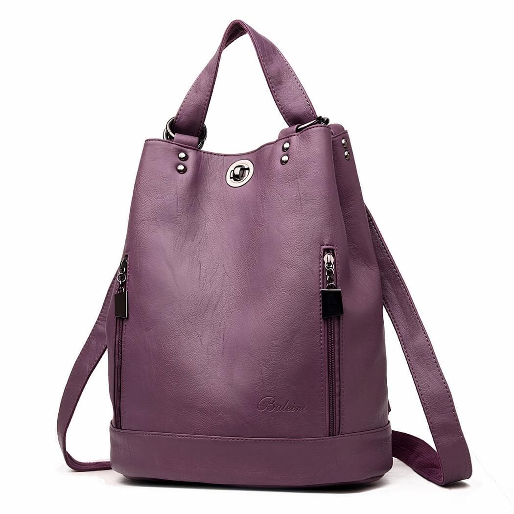 Sac à dos vintage bourse - violet
