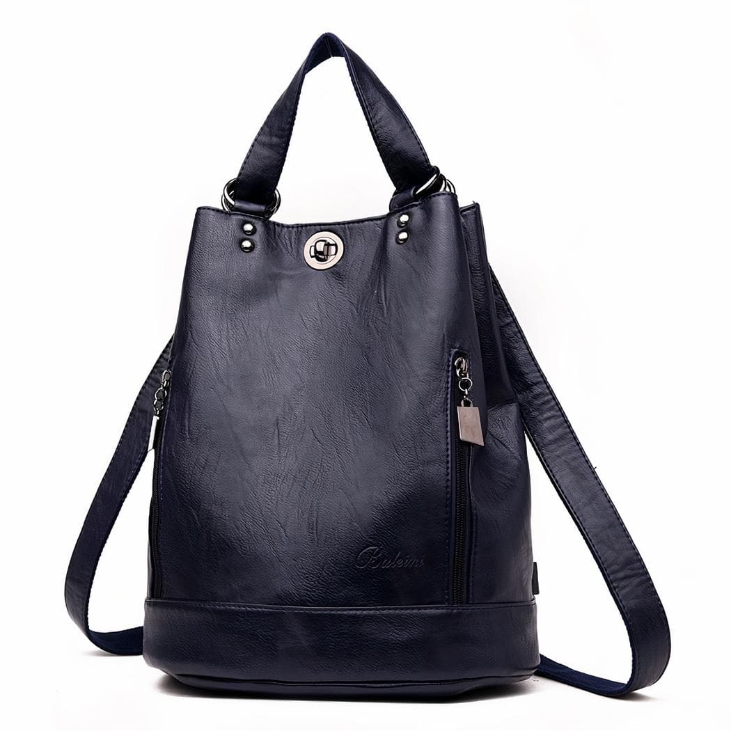 Sac à dos vintage bourse - bleu