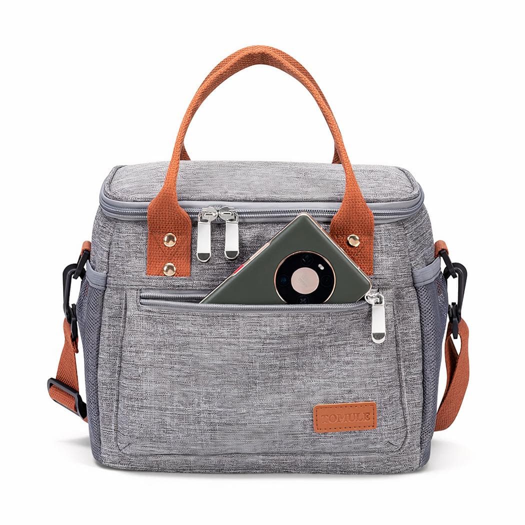 Sac isotherme thermique pratique 9L - gris