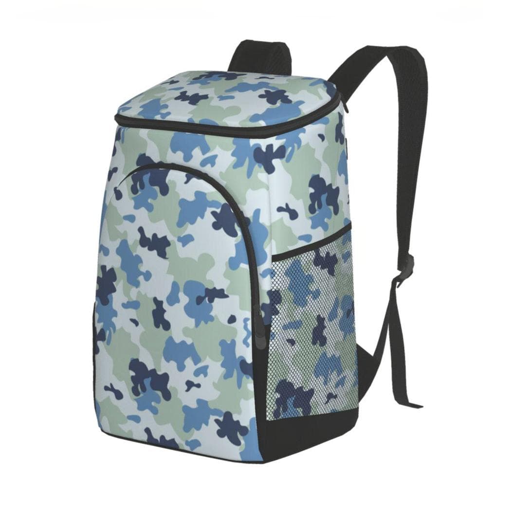 Sac à dos isotherme glacière style militaire - bleu