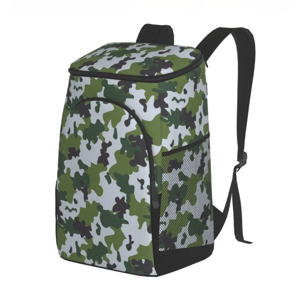 Sac à dos isotherme glacière style militaire - vert