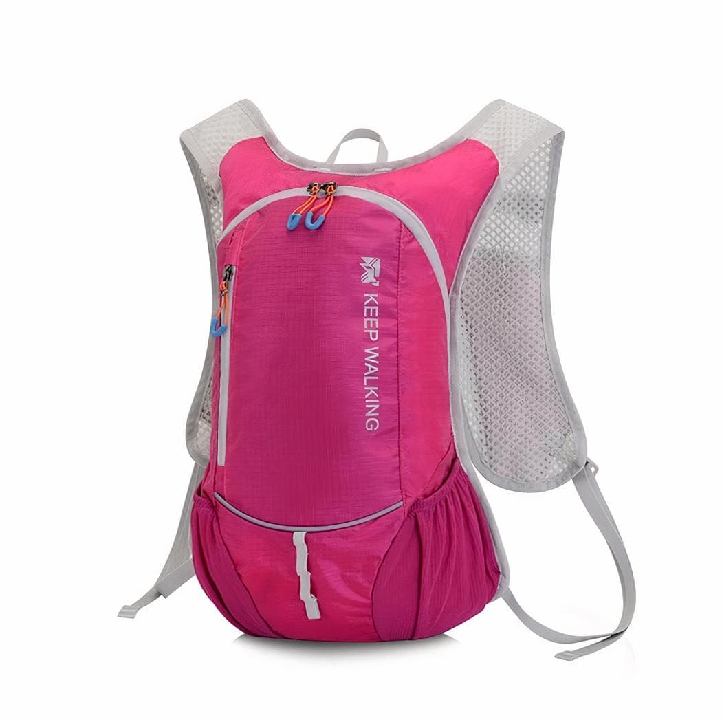 Sac à dos de sport style épuré mixte - rose