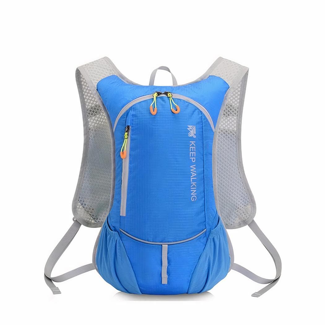 Sac à dos de sport style épuré mixte - bleu