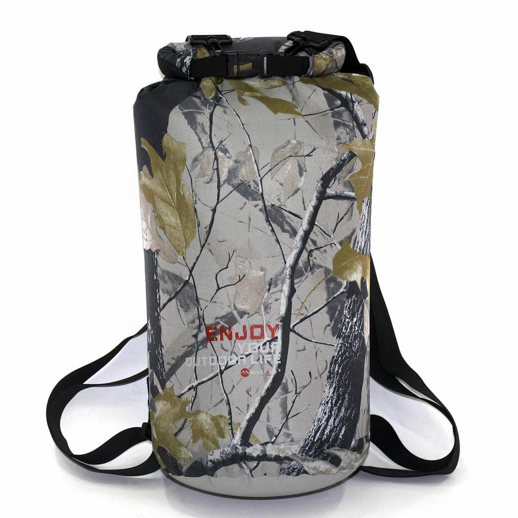 Sac à dos camouflage étanche 20L - gris