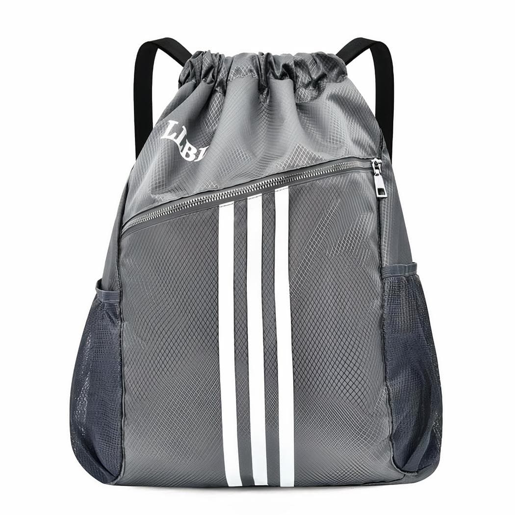 Sac à dos de sport simple et pratique - gris