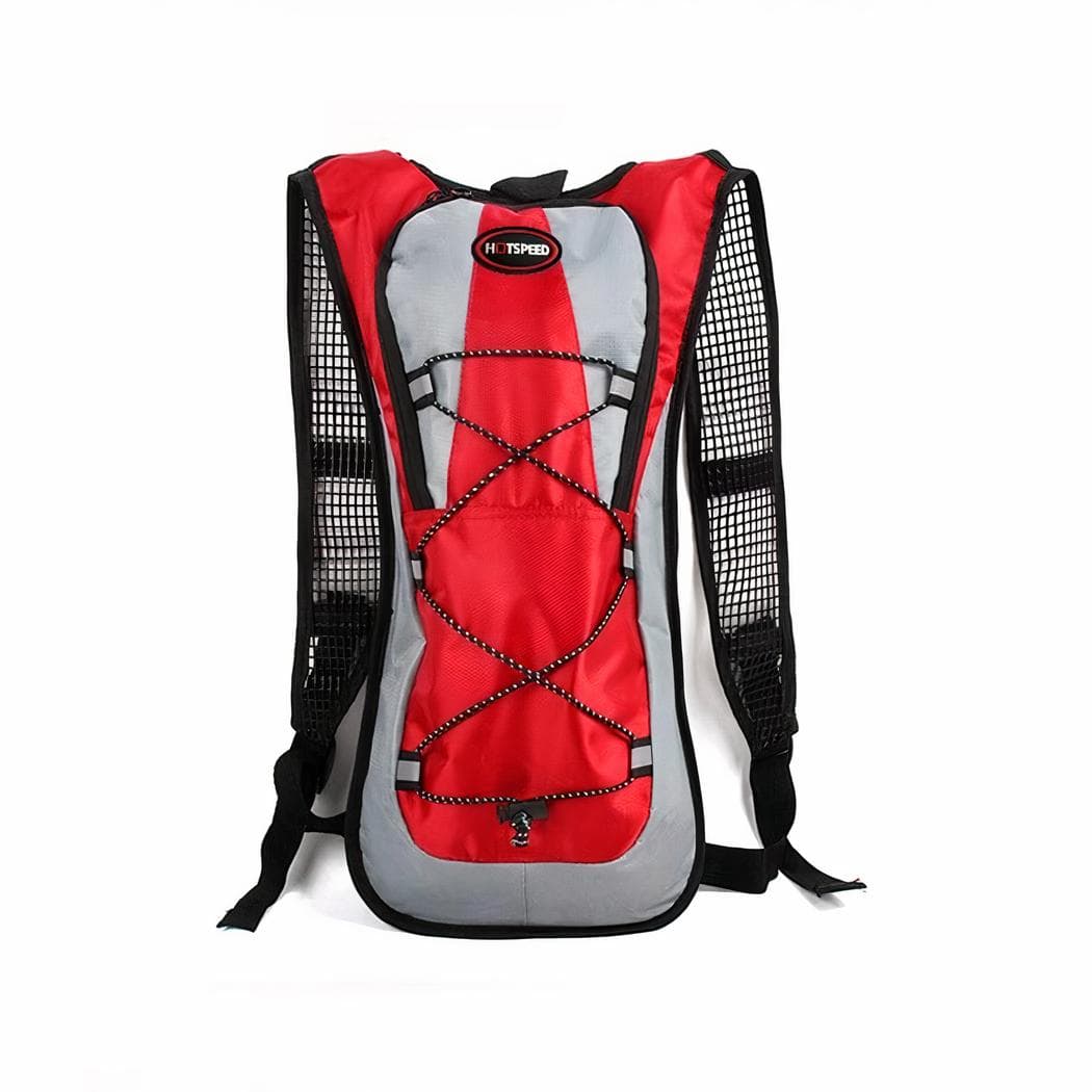 Sac à dos d'hydratation pour randonnée - rouge