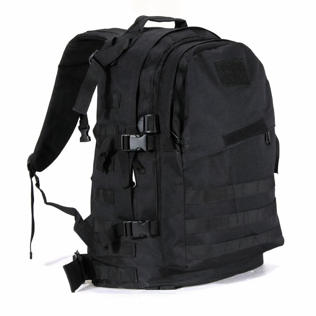 Sac à dos de randonnée à grande capacité - noir