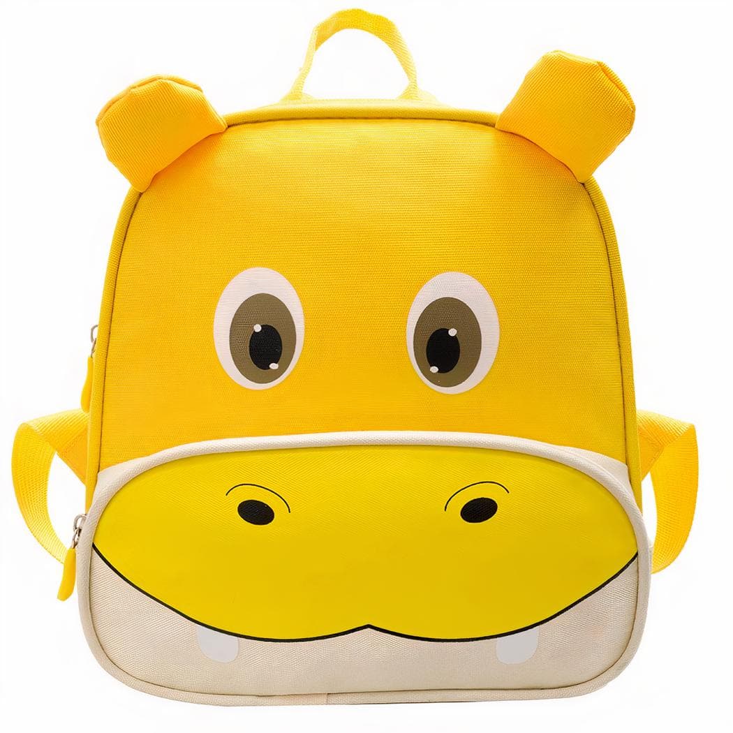 Sac à dos hippopotame pour enfant - jaune