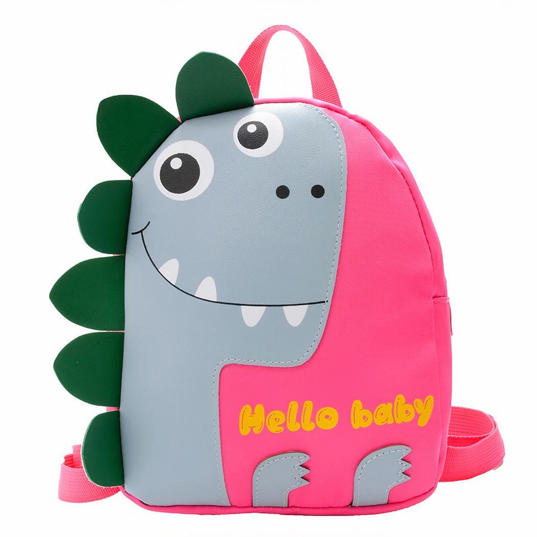Petit sac à dos tyrannosaure pour enfant - rose
