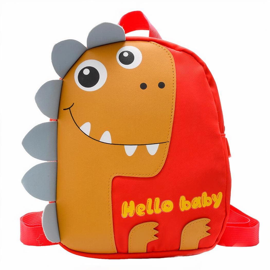 Petit sac à dos tyrannosaure pour enfant - rouge