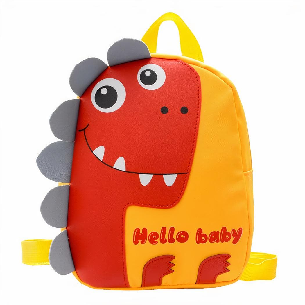Petit sac à dos tyrannosaure pour enfant - jaune