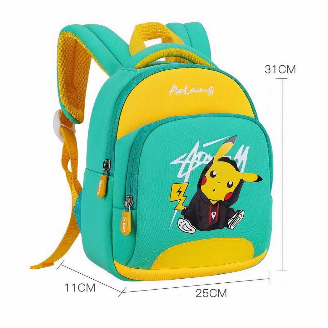 Sac à dos Pokémon imprimé Pikachu - vert