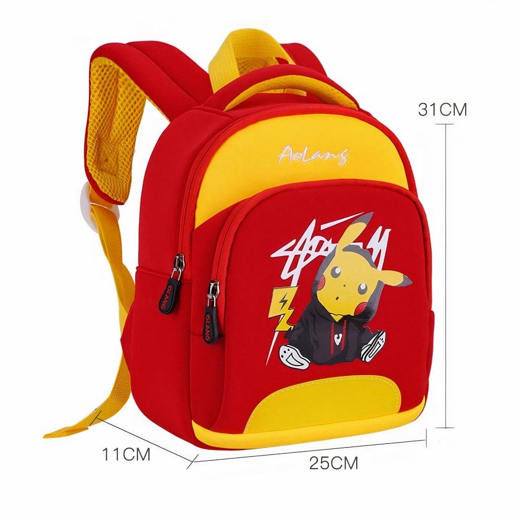 Sac à dos Pokémon imprimé Pikachu - rouge