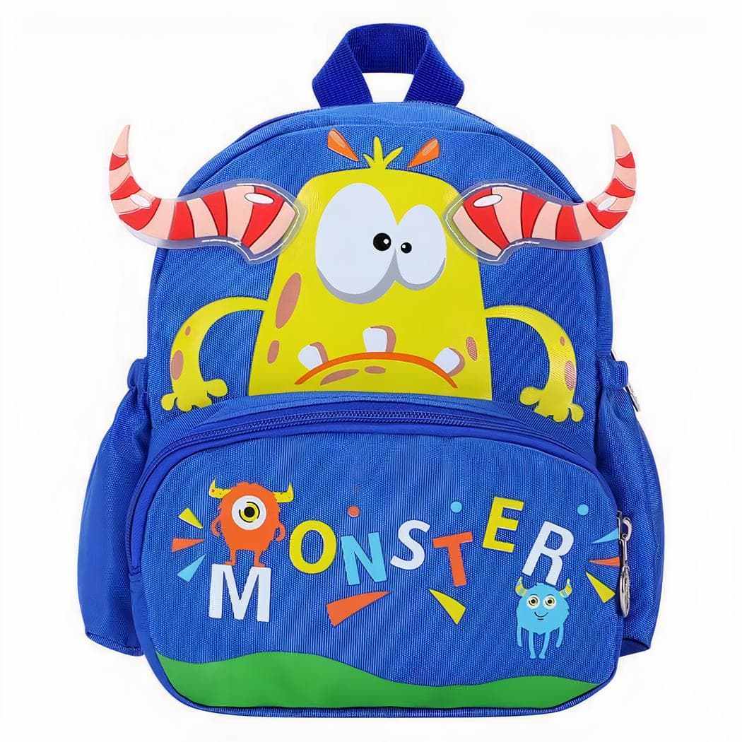 Sac à dos monstre pour enfant - bleu