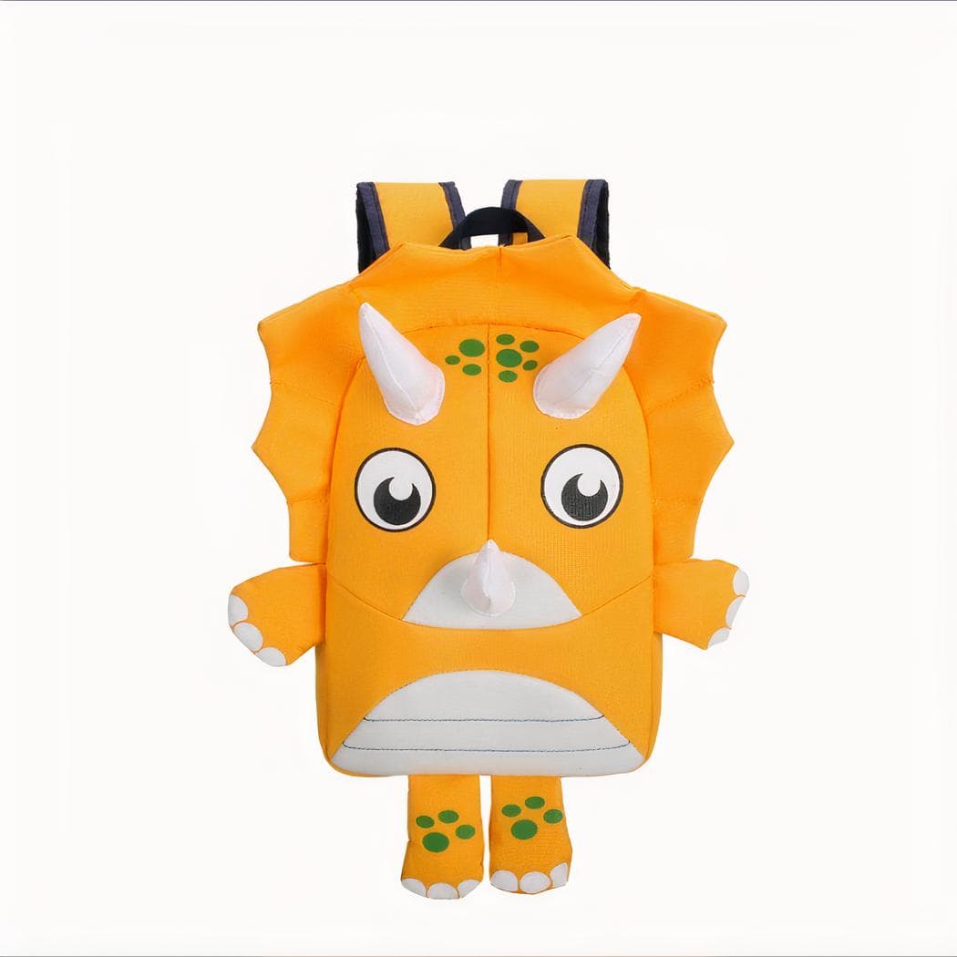 Sac à dos forme dinosaure pour enfant - jaune