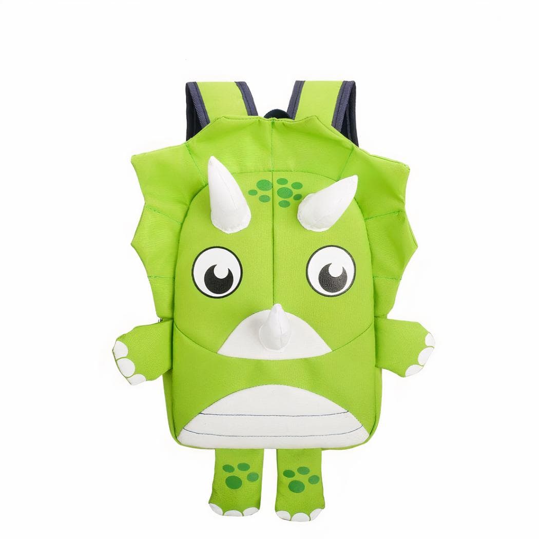 Sac à dos forme dinosaure pour enfant - vert