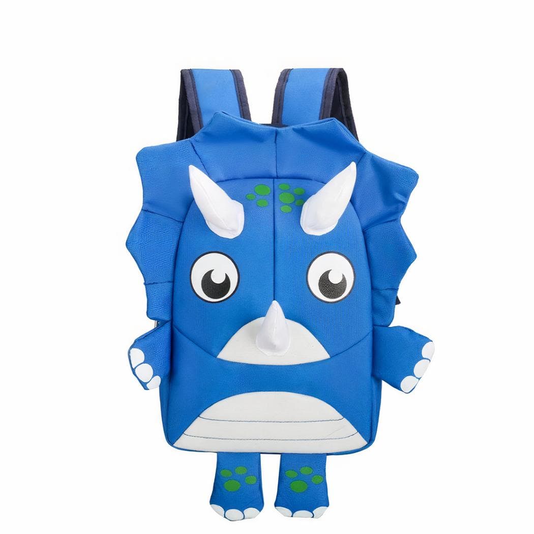 Sac à dos forme dinosaure pour enfant - bleu