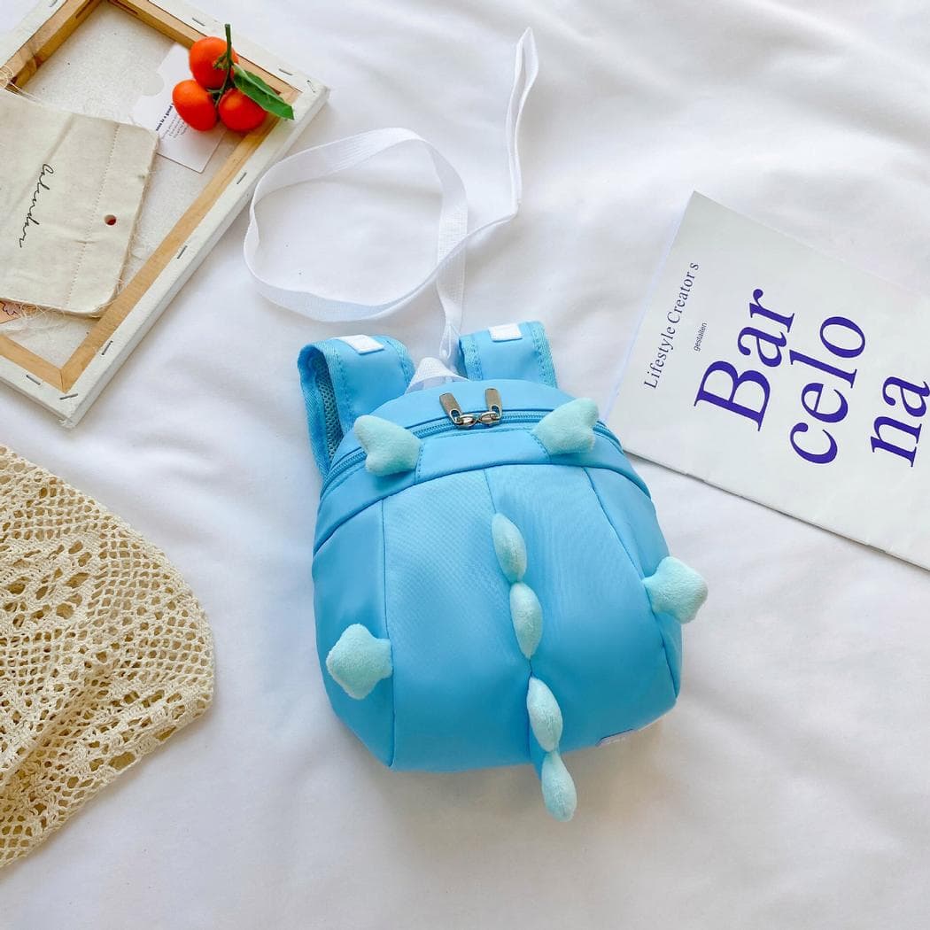 Sac à dos préscolaire forme dinosaure - bleu
