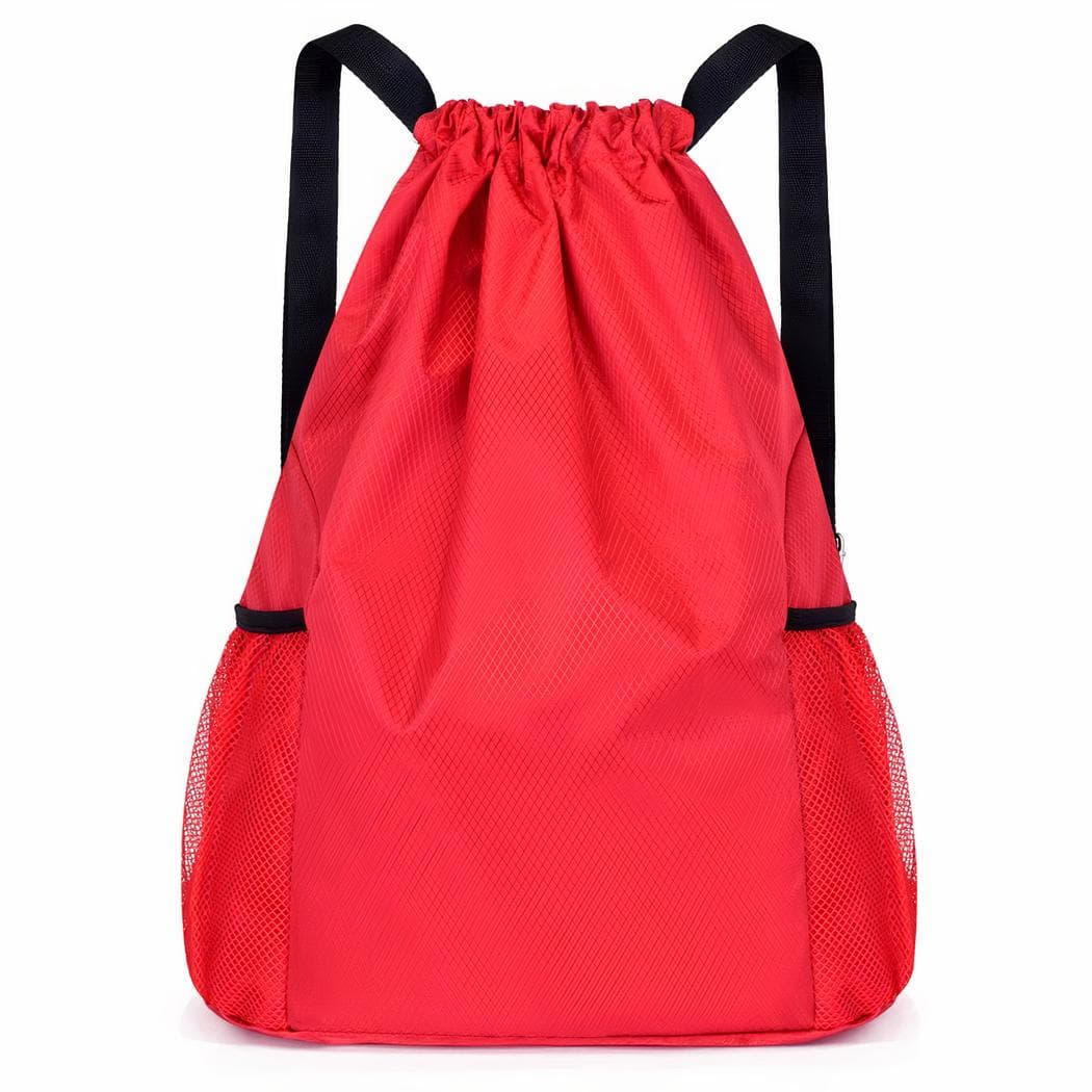 Sac à dos en nylon sport mixte - rouge