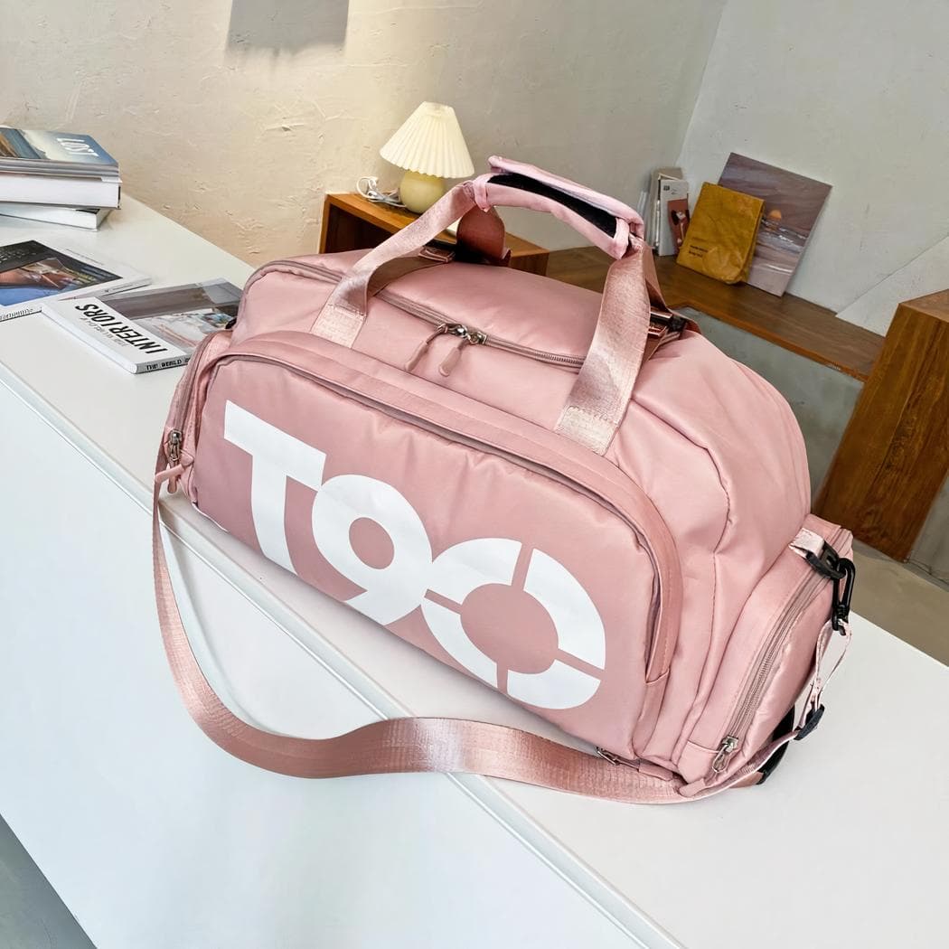 Grand sac à dos d'entraînement de sport - rose