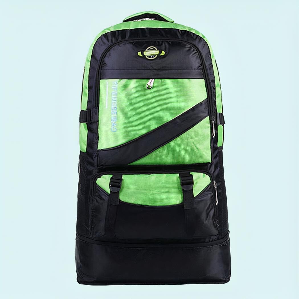 Sac à dos imperméable de randonnée et de grande capacité - vert