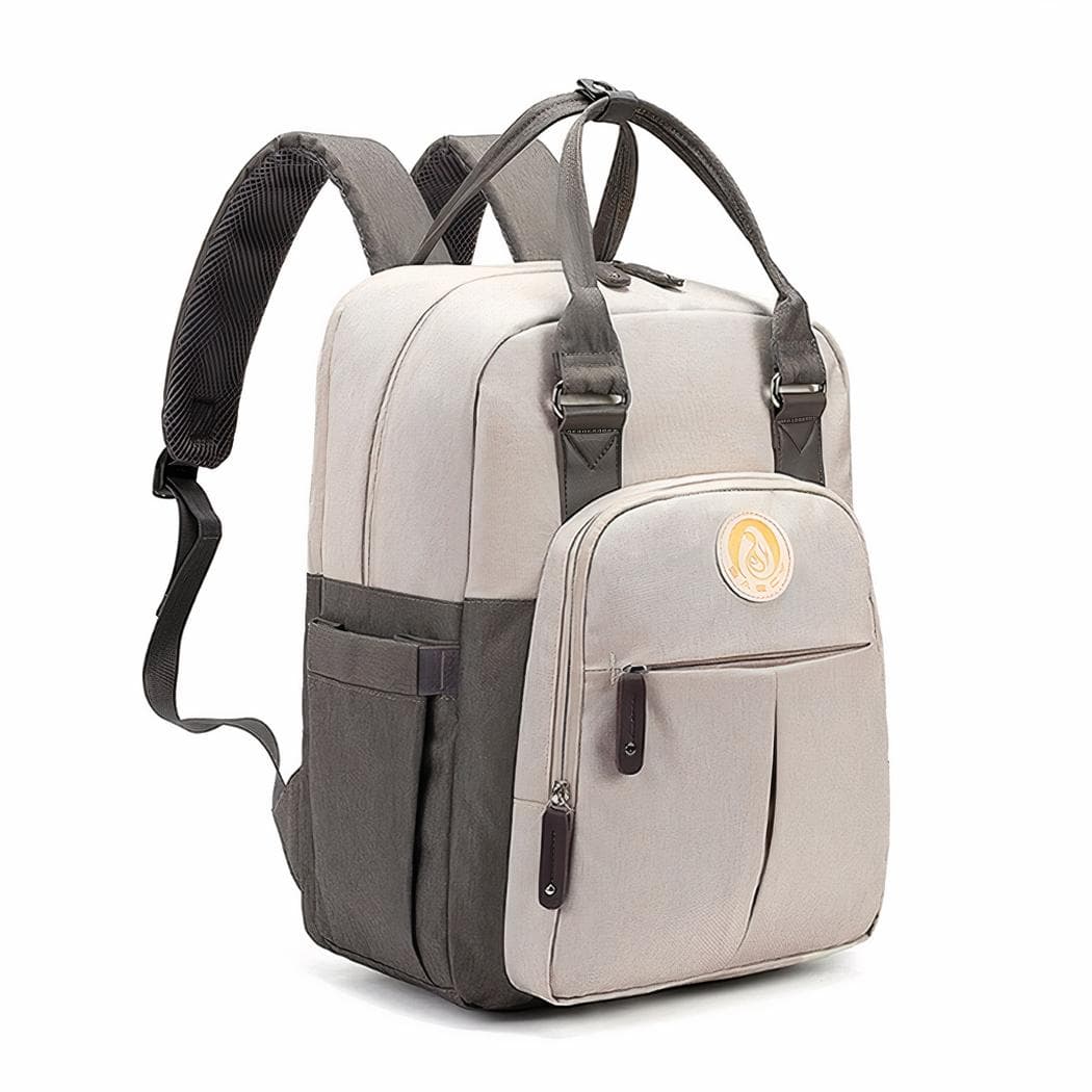 Sac à langer polyvalent beige ou marron - beige