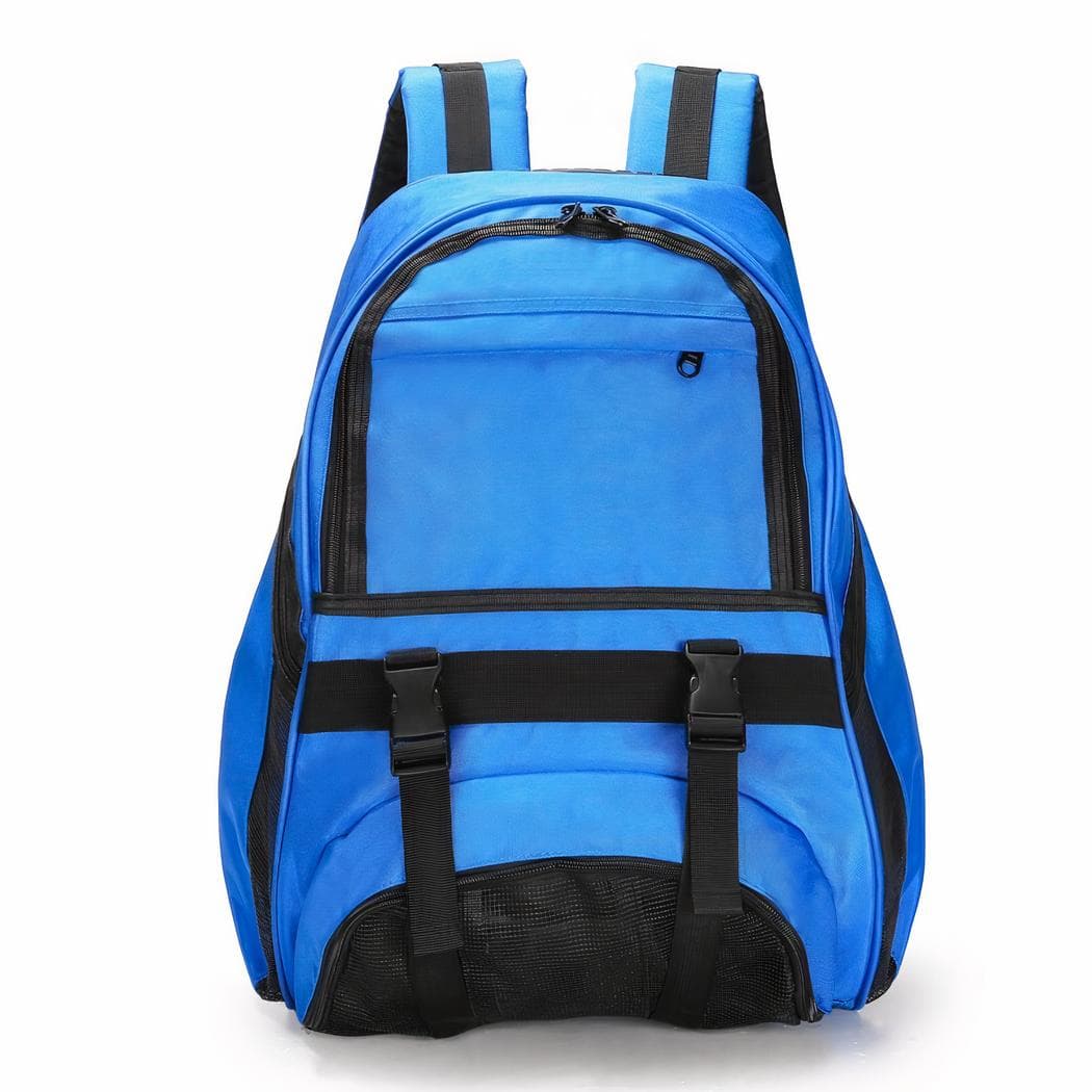 Sac à dos sport avec poche pour ballon - bleu