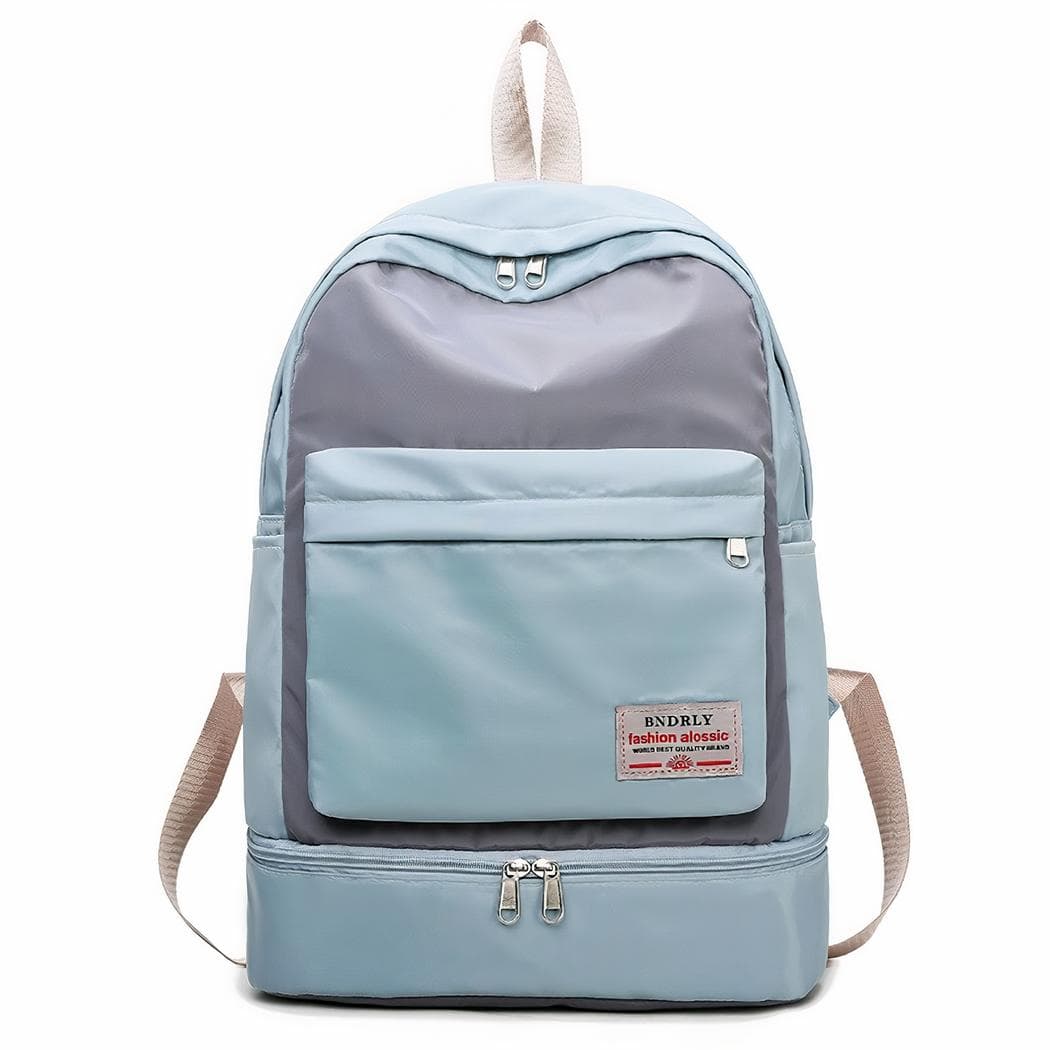 Sac à dos sport avec compartiment chaussure - bleu