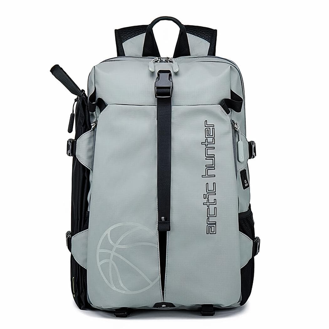 Sac à dos voyage avec sac à chaussures - gris
