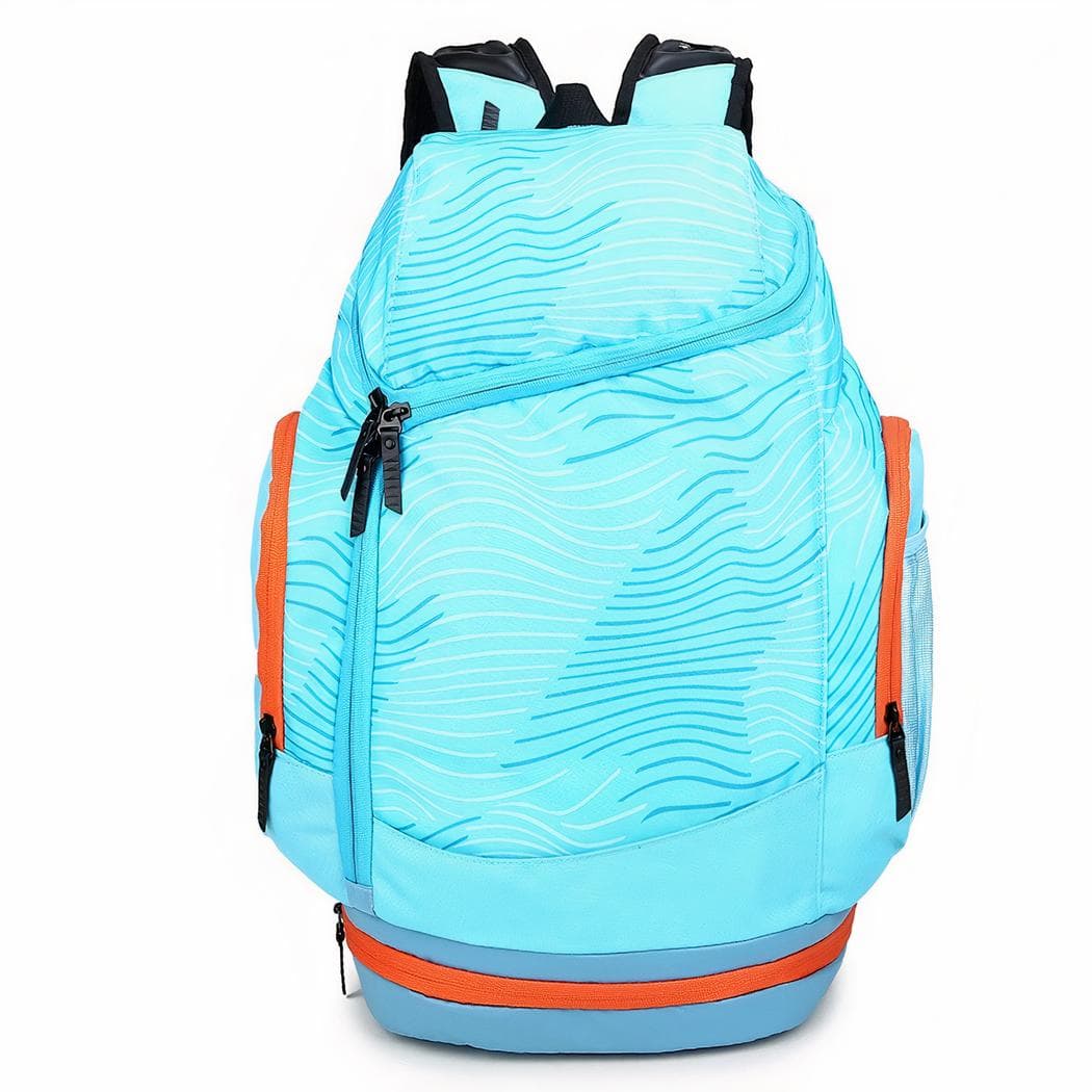 Grand sac à dos sport design moderne - bleu