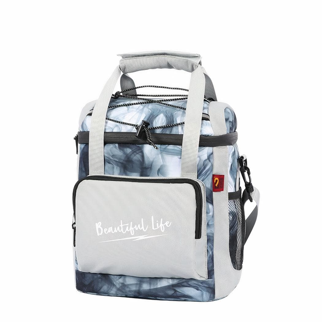 Sac à dos isotherme étanche et portable - gris