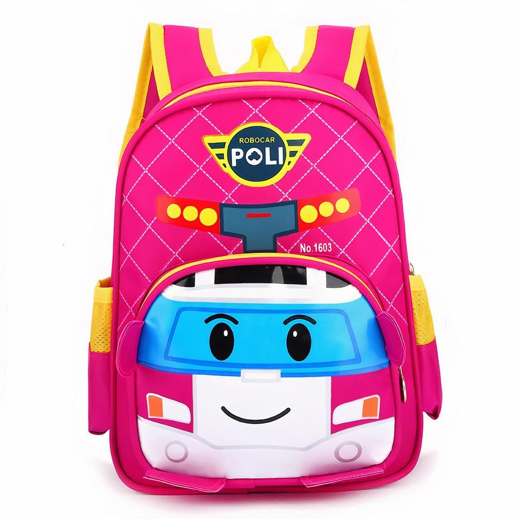 Sac à dos Robocar Poli pour enfant - rose