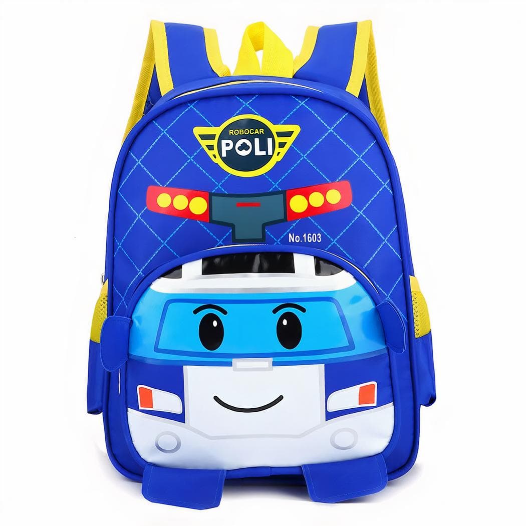 Sac à dos Robocar Poli pour enfant - bleu