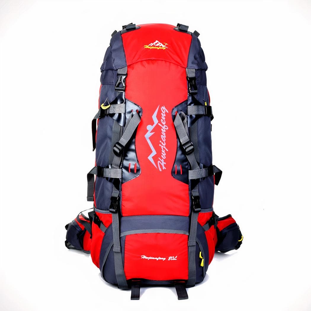 Sac à dos de randonnée étanche - rouge