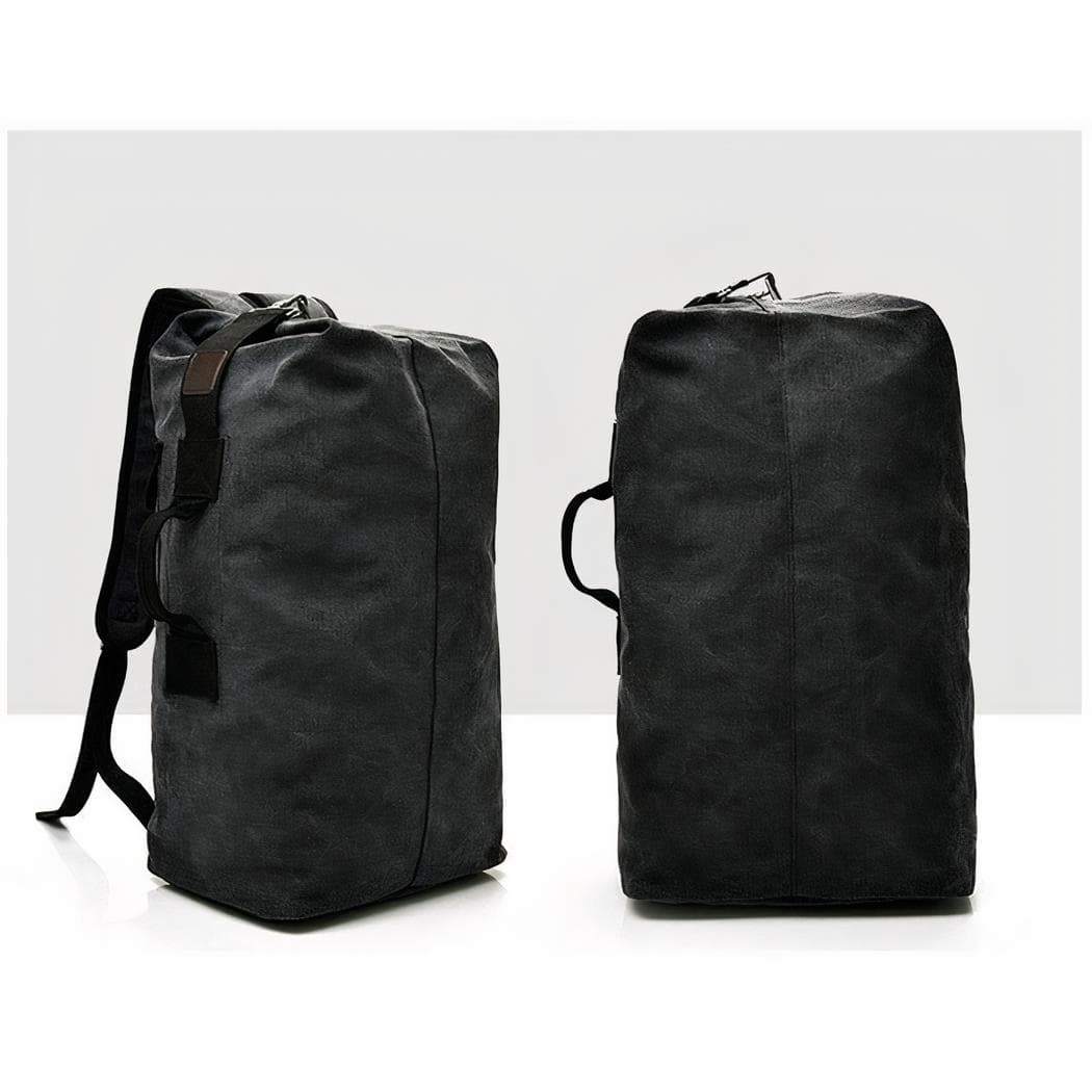 Sac à dos de randonnée en toile - noir,m