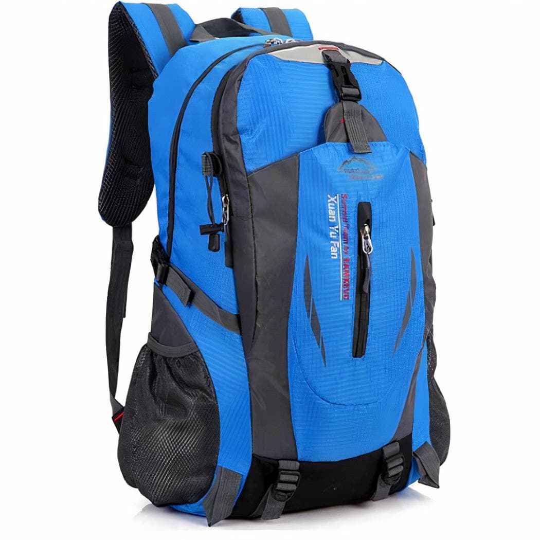 Sac à dos de randonnée couleurs acidulées - bleu