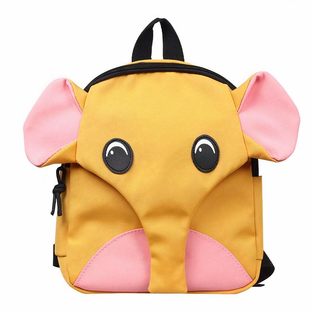Sac à dos enfant en forme éléphant - jaune