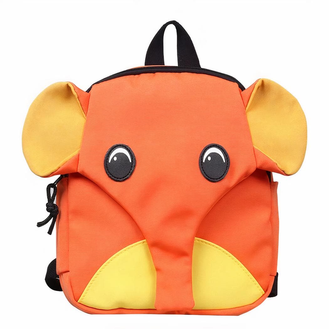 Sac à dos enfant en forme éléphant - orange