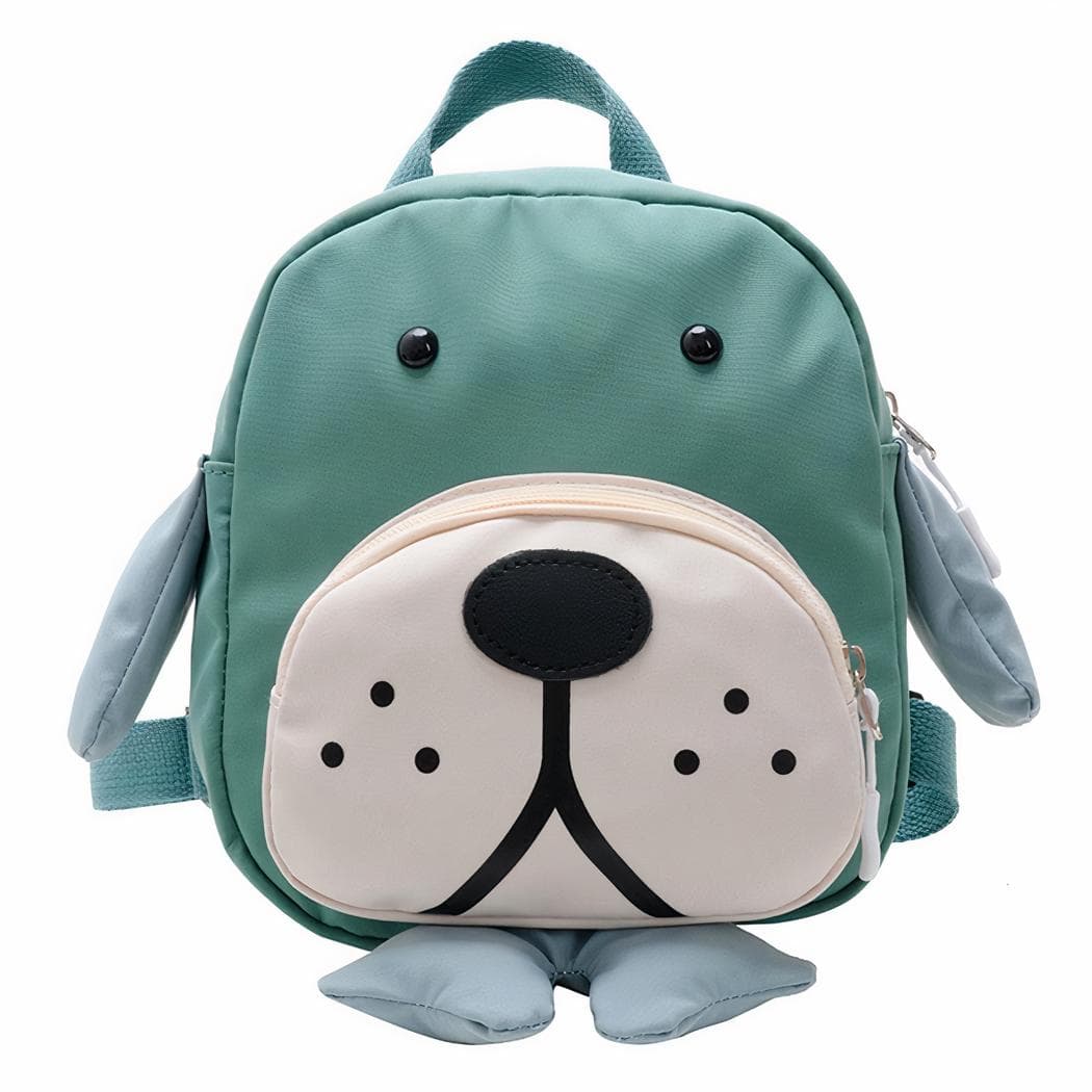 Sac à dos enfant en forme de chien - vert